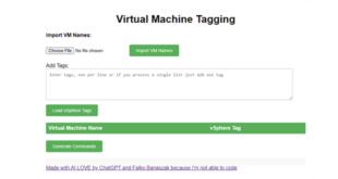 vSphere Tagging Tool HTML5